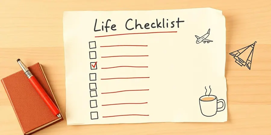 Life Checklist — How much of life have you actually lived?