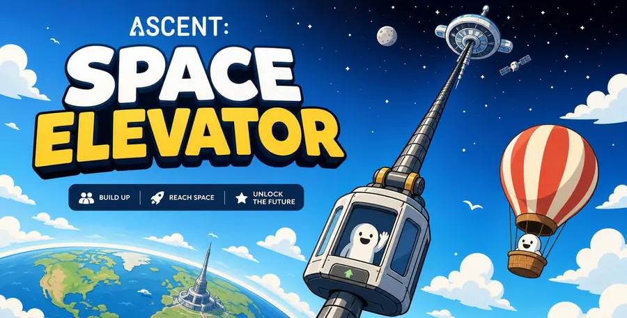 Ascent: Space Elevator — Ride the cable from Earth to orbit.